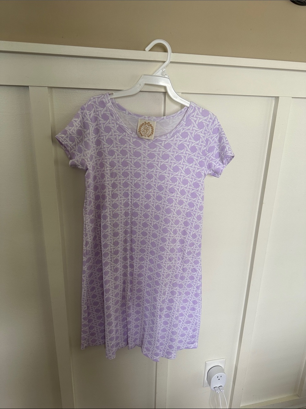 The Beaufort Bonnet Company Lilac cane Casual Girls Polly Play Dress